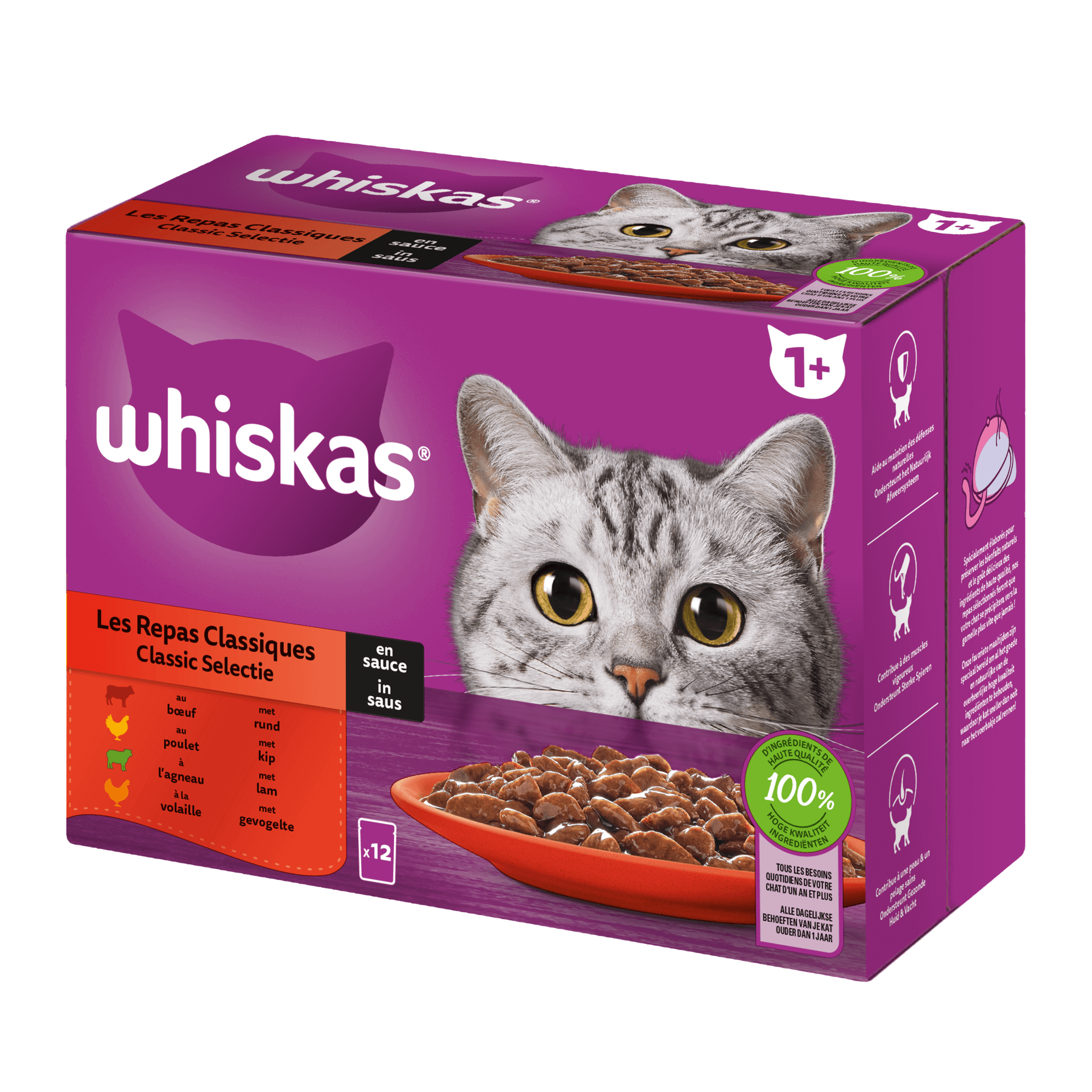 WHISKAS® Sachets Fraîcheur Les Repas 