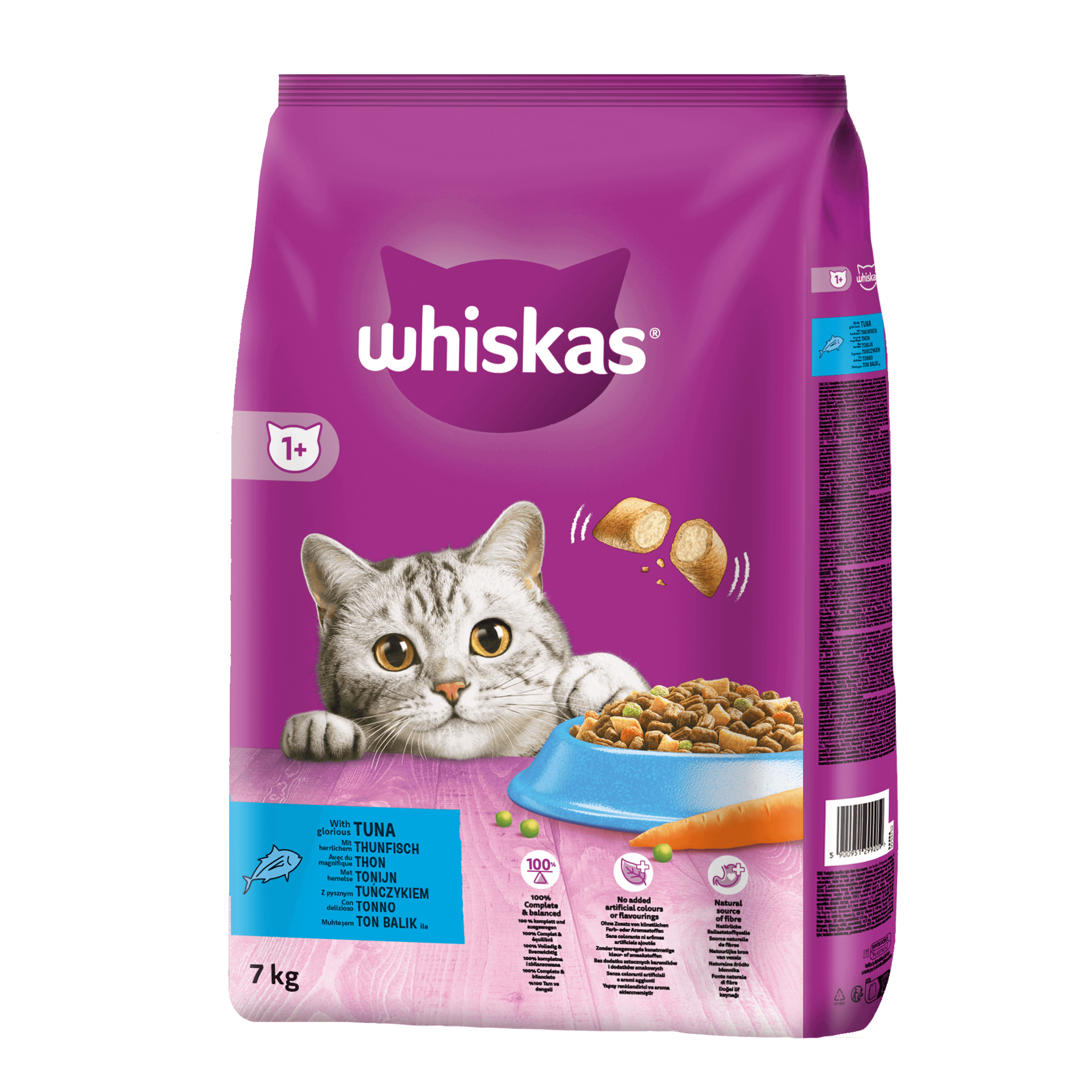 WHISKAS® Sec au Thon 7kg